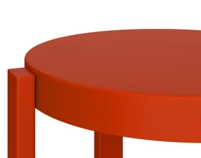 Doon Stool, tomato red
