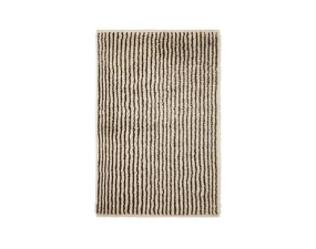 Kami Knotted Rug 120x180, off-white/coffee