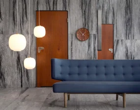 VL 45 Radiohus Pendant Ø175, white opal