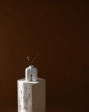 Cobra Vase Tall Mini, bone white