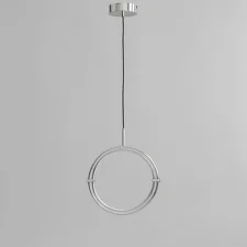Maru Pendant Big, chrome