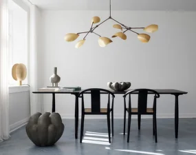Stingray Chandelier, brass (5m)