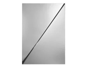 Gaze Mirror 50x30, polished steel