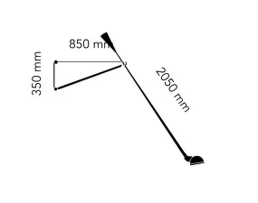 265 Wall Lamp, black
