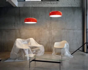 Smithfield S Suspension Lamp, red