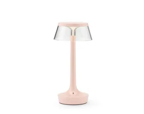 Bon Jour Unplugged Table Lamp, french rose