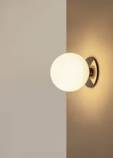 TR Bulb Ceiling/Wall Lamp, polished steel