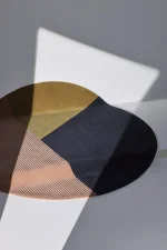 Row Rug Circular, trio