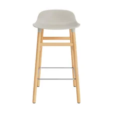 Form Bar Chair 65 cm Oak, light grey