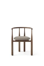 Bukowski Chair, walnut/Linara 342