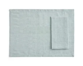 Tavolo Napkin/Placemat, set of 4, soft green
