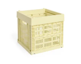 Colour Crate Cube, light yellow