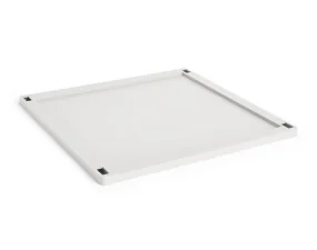Colour Crate Lid Plastic Large Square, off-white