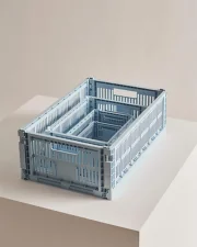 Colour Crate Mini, set of 2, soft blue