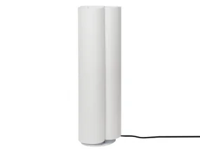 Boe Floor Lamp, silver/natural
