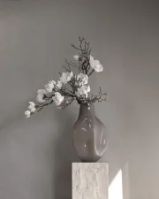 Bakku Vase Big, smoked desert