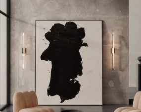 Bow Wall Lamp Big, bronze