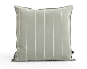 Terrazza Cushion, grey narrow stripe