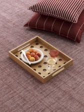 Terrazza Dot Tray, natural oak