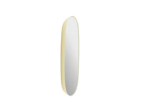Framed Mirror 59 cm, light yellow/clear