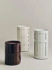 Facet Cabinet 110, burgundy