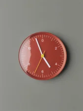 Wall Clock, red