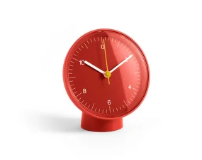 Table Clock, red