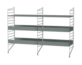 String Outdoor A Shelving System, galvanized