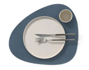 Table Mat Curve Nupo L, dark blue