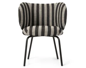 Rico Dining Chair, Louisiana sand / black