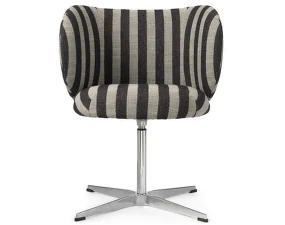 Rico Dining Chair Swivel, Louisiana sand / black