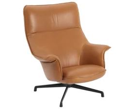 Doze Lounge Chair, Refine Leather Cognac / anthracite