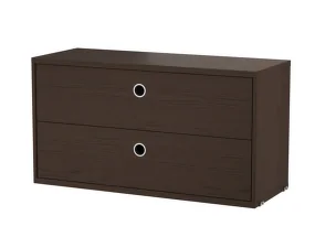 String Chest with Drawers 78 x 30, dark oak