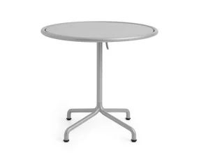 Deville Table Ø80, silver grey