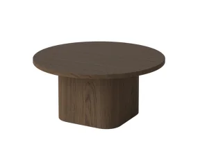 Eida Coffee Table Ø60 H28, dark oiled oak