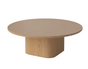 Eida Coffee Table Ø90 H32, oiled oak