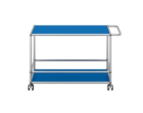 USM Haller Serving Trolley, gentian blue