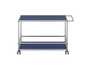 USM Haller Serving Trolley, steel blue
