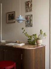 PH 5 320 Pendant Lamp, opal blue grey