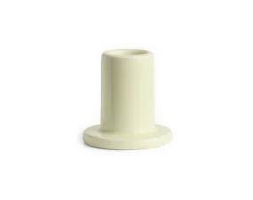 Tube Candleholder Small, lime white