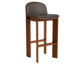 Chisel 35 Bar Stool H75, walnut / Grano chocolate