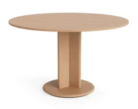Chisel 29 Table Round Ø120, lacquered oak