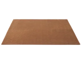 Relevo Quattro Rug 200x300, burnt orange