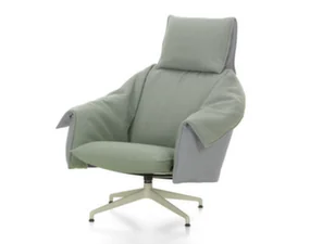 Bascule Lounge Chair Highback, Cento / light lavender / light sage