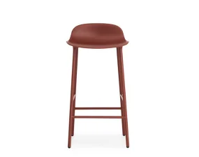 Form Bar Chair 65 cm Steel, red