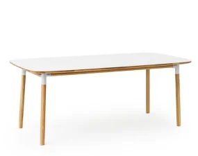 Form Table 95x200 cm Oak, white