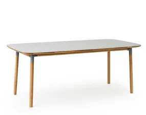 Form Table 95x200 cm Oak, grey