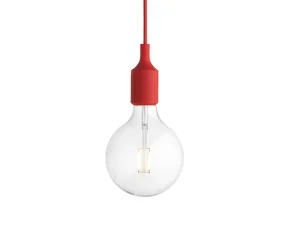 E27 Pendant Lamp, red