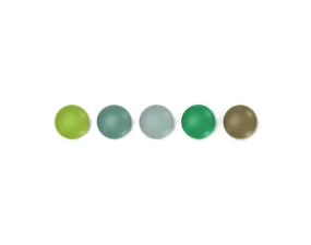 Magnet Dots, Set of 5, green
