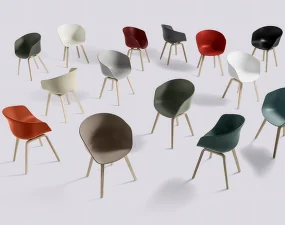 AAC 22 Chair Oak Veneer, dusty green